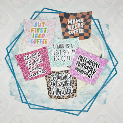 Latte Cup Cardstock Grab Bag
