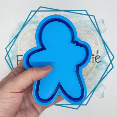 FLAT Bougie Gingerbread (for Cardstock) Freshie Mold