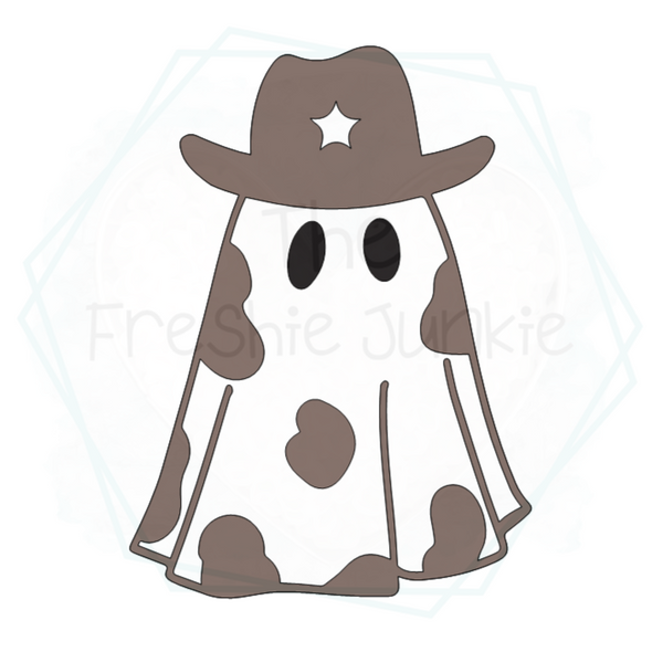Cowboy Ghost Freshie Mold