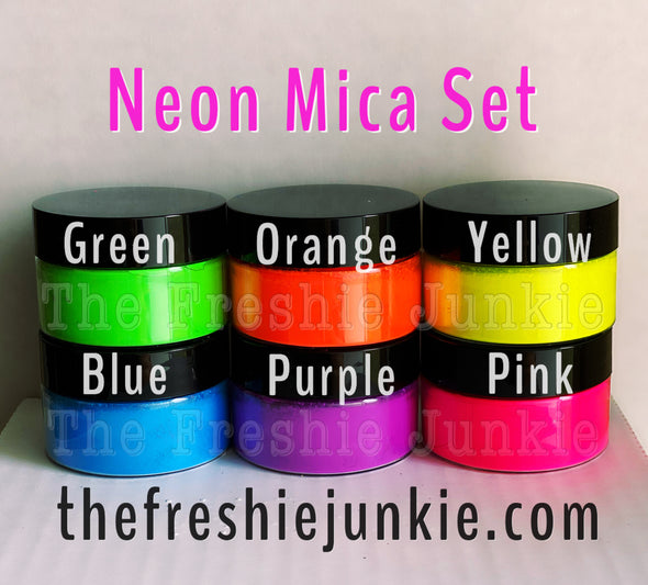 Neon Mica Powder Colorant Set