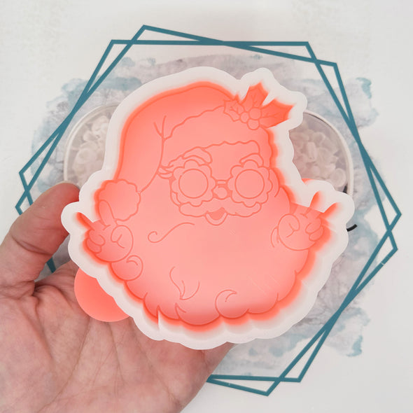 Retro Santa Freshie Mold