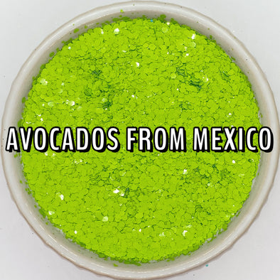 Avocados from Mexico Glitter