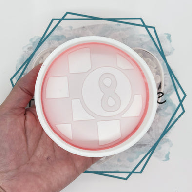 *NEW RELEASE* Checkered 8 Ball Freshie Mold