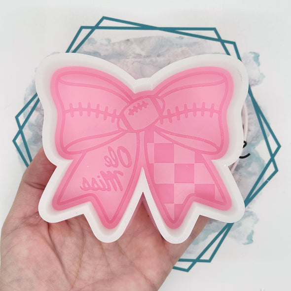 *NEW RELEASE* Football Bow (Team Logos) Freshie Mold