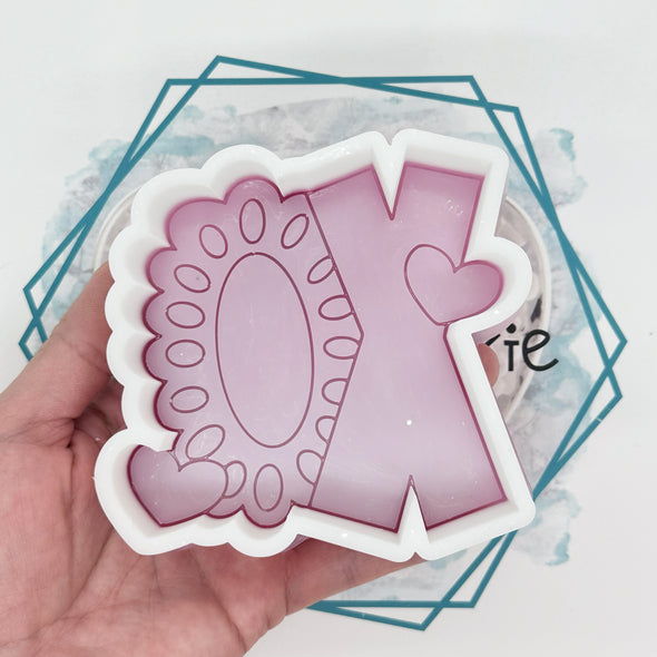 XO Concho Freshie Mold