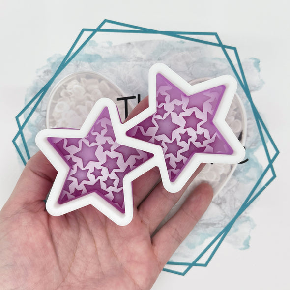 Stars in Star VENT CLIP Freshie Mold