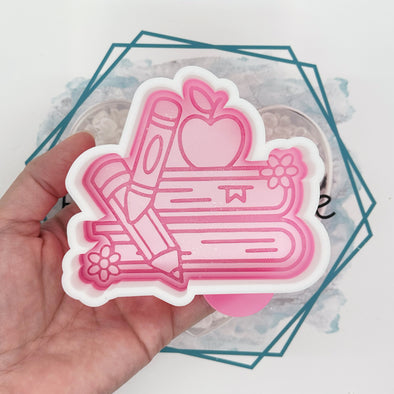 *NEW RELEASE* School Themed Book Stack Freshie Mold