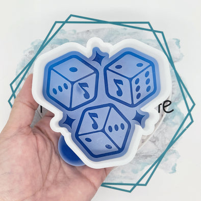 *NEW RELEASE* Lucky Dice Freshie Mold