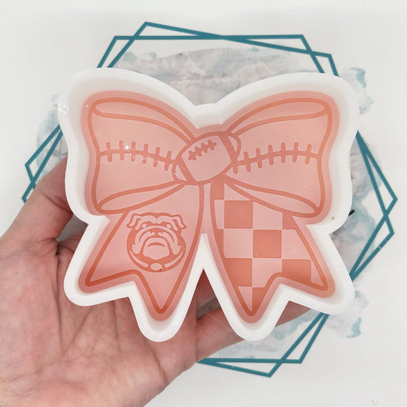 *NEW RELEASE* Football Bow (Team Logos) Freshie Mold
