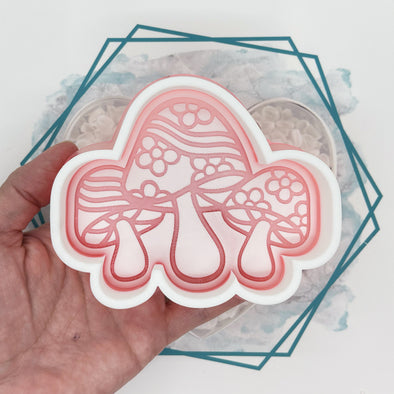 *NEW RELEASE* Retro Mushroom Set Freshie Mold