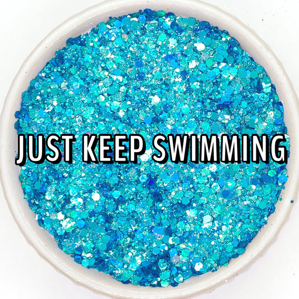 *NEW RELEASE* Just Keep Swimming Glitter