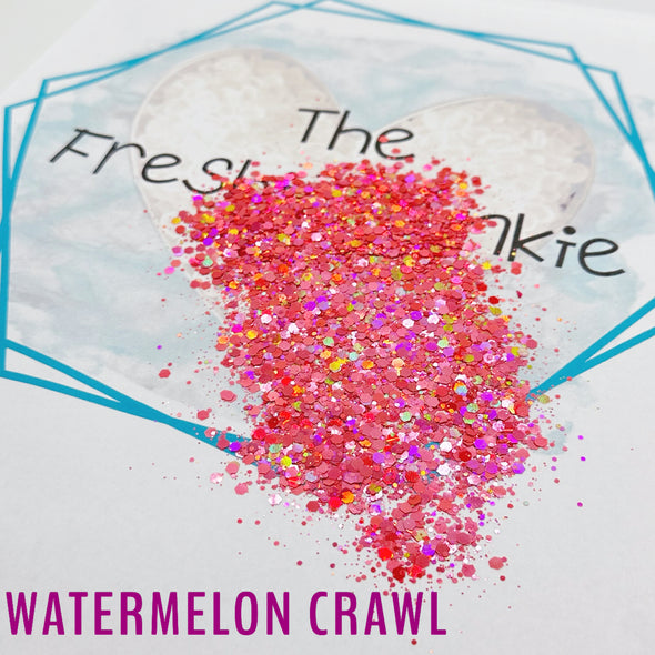 Watermelon Crawl Glitter