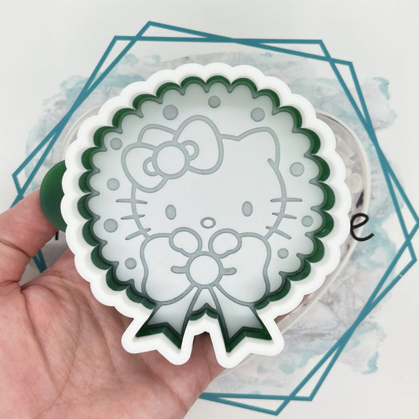 Kitty Wreath Freshie Mold