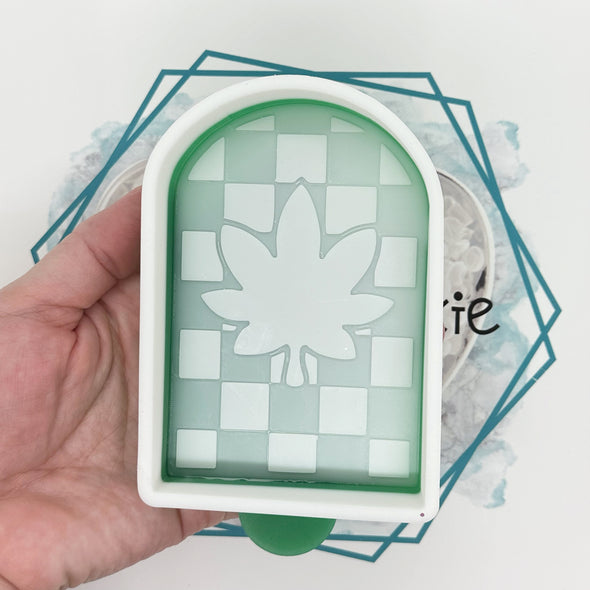 Marijuana Checkered Portal Freshie Mold