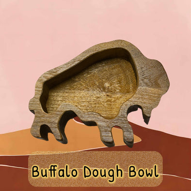 *NEW RELEASE* Buffalo Wooden Dough Bowl