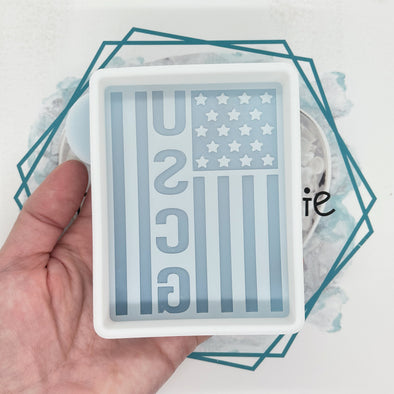 *NEW RELEASE* US Coast Guard Flag Freshie Mold
