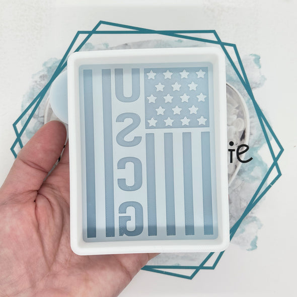 *NEW RELEASE* US Coast Guard Flag Freshie Mold