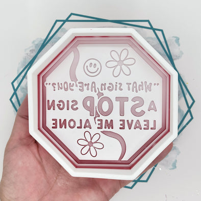 *NEW RELEASE* Stop Sign Freshie Mold