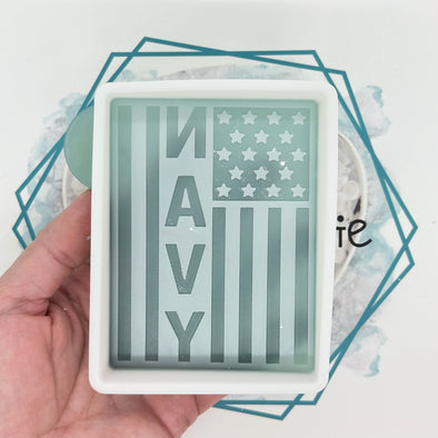 *NEW RELEASE* Navy Flag Freshie Mold