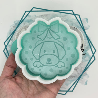 *NEW RELEASE* Dog Wreath Freshie Mold