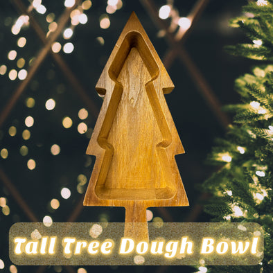 Tall Tree Wooden Dough Bowl