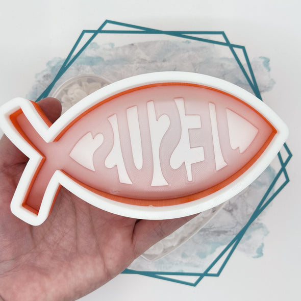 Jesus Fish Freshie Mold