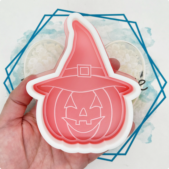 Pumpkin Witch Hat Freshie Mold