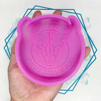 Try That in a Small Town (Bull Skull) Freshie Mold