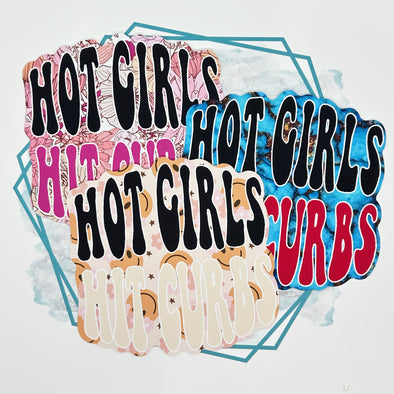 Hot Girls Hit Curbs Cardstock Grab Bag