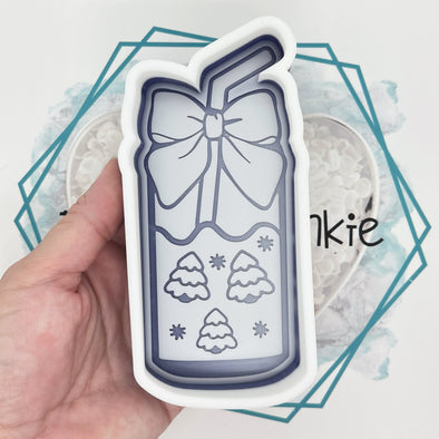 *NEW RELEASE* Christmas Glass Cup Freshie Mold