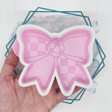 *NEW RELEASE* Soccer Ball Bow Freshie Mold