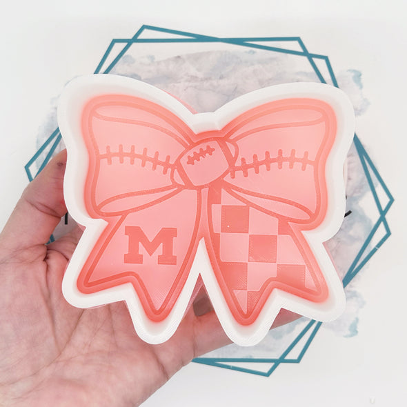 *NEW RELEASE* Football Bow (Team Logos) Freshie Mold