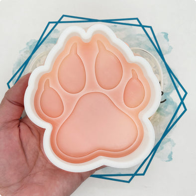 Paw Print with Claws (Mascot) Freshie Mold