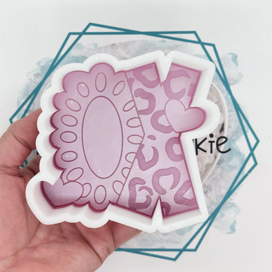 Leopard XO Concho Freshie Mold