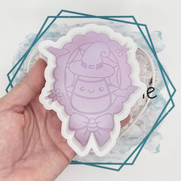 *NEW RELEASE* Coquette Witchy Candy Corn Frame Freshie Mold