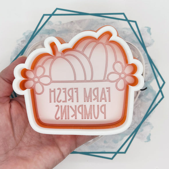 *NEW RELEASE* Farm Fresh Pumpkin Basket Freshie Mold