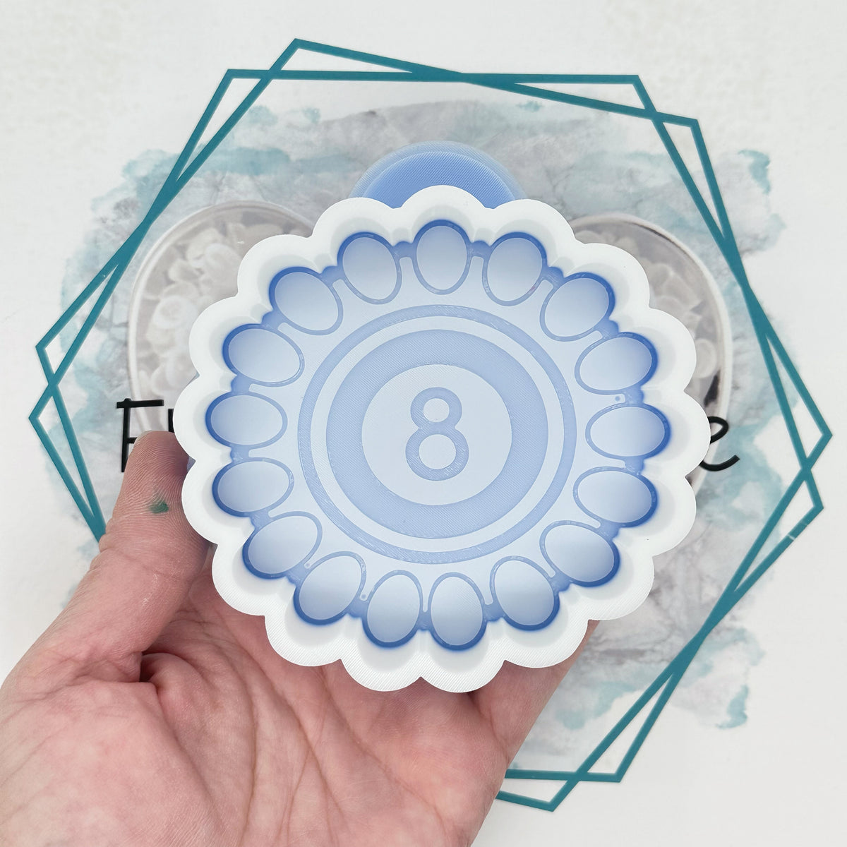 *NEW RELEASE* Turquoise 8 Ball Freshie Mold – The Freshie Junkie, LLC