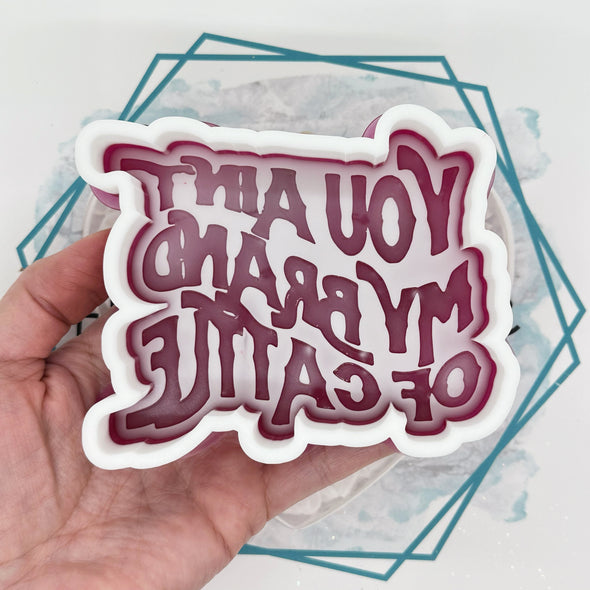 *NEW RELEASE* Ain't My Brand of Cattle Freshie Mold