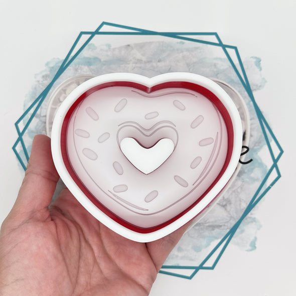 Heart Donut Freshie Mold