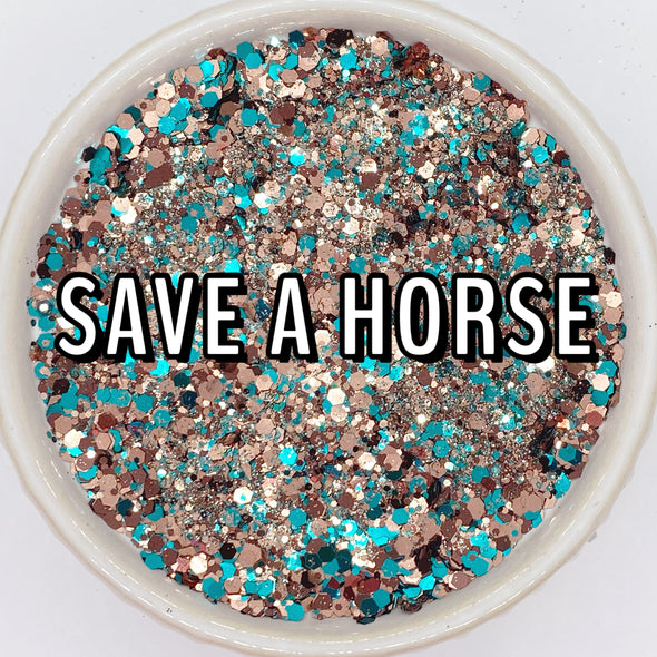Save a Horse Glitter
