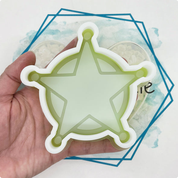 *NEW RELEASE* Sherrif Badge Freshie Mold