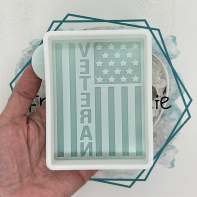 *NEW RELEASE* Veteran Flag Freshie Mold