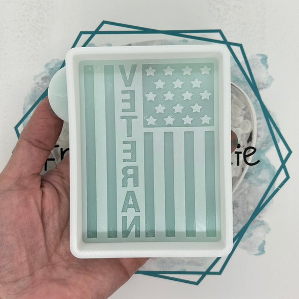 *NEW RELEASE* Veteran Flag Freshie Mold