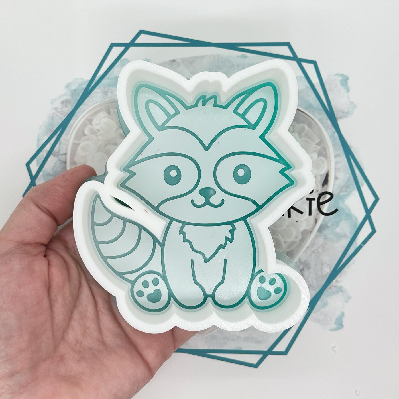 Fall Racoon Freshie Raccoon Freshie Mold – The Freshie Junkie, LLC