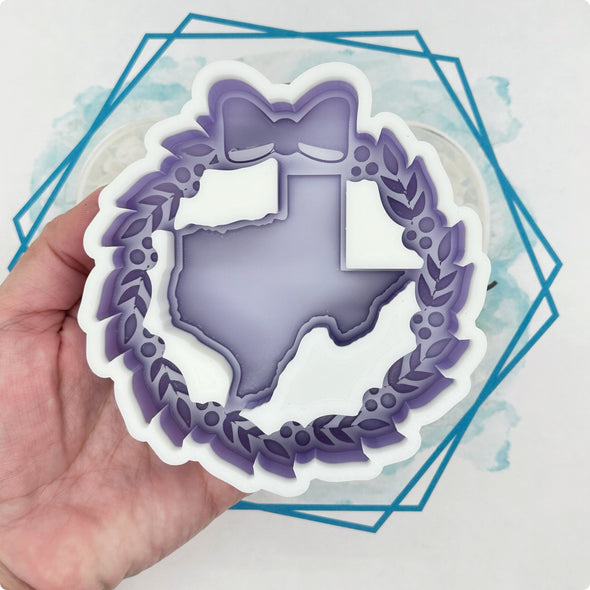 Texas Wreath Freshie Mold