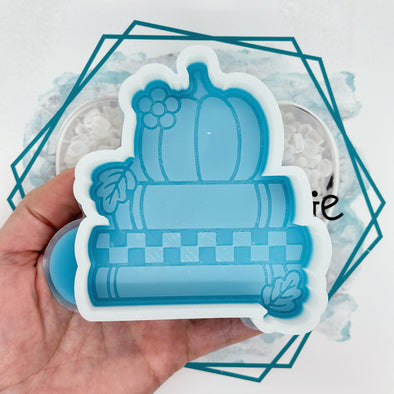 *NEW RELEASE* Pumpkin Book Stack Freshie Mold