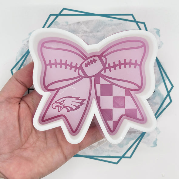*NEW RELEASE* Football Bow (Team Logos) Freshie Mold
