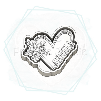 *NEW RELEASE* Abuela Heart Freshie Mold