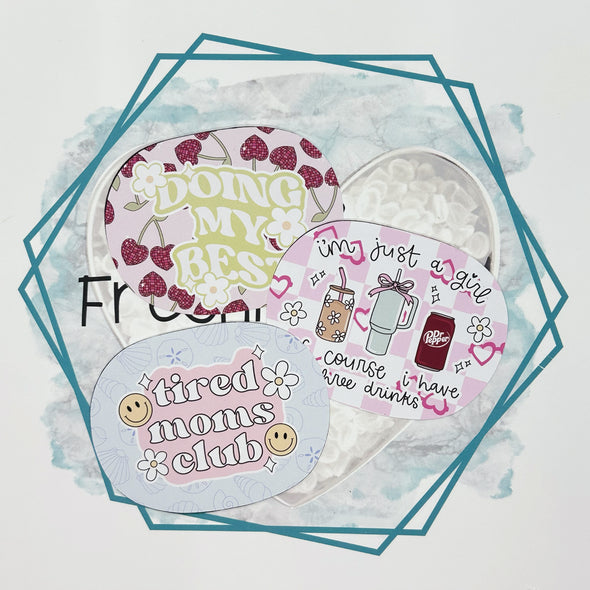 Western Stone Oval Frame Cardstock Grab Bag