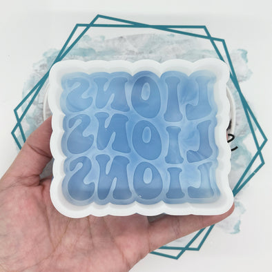 Lions Retro Font Freshie Mold